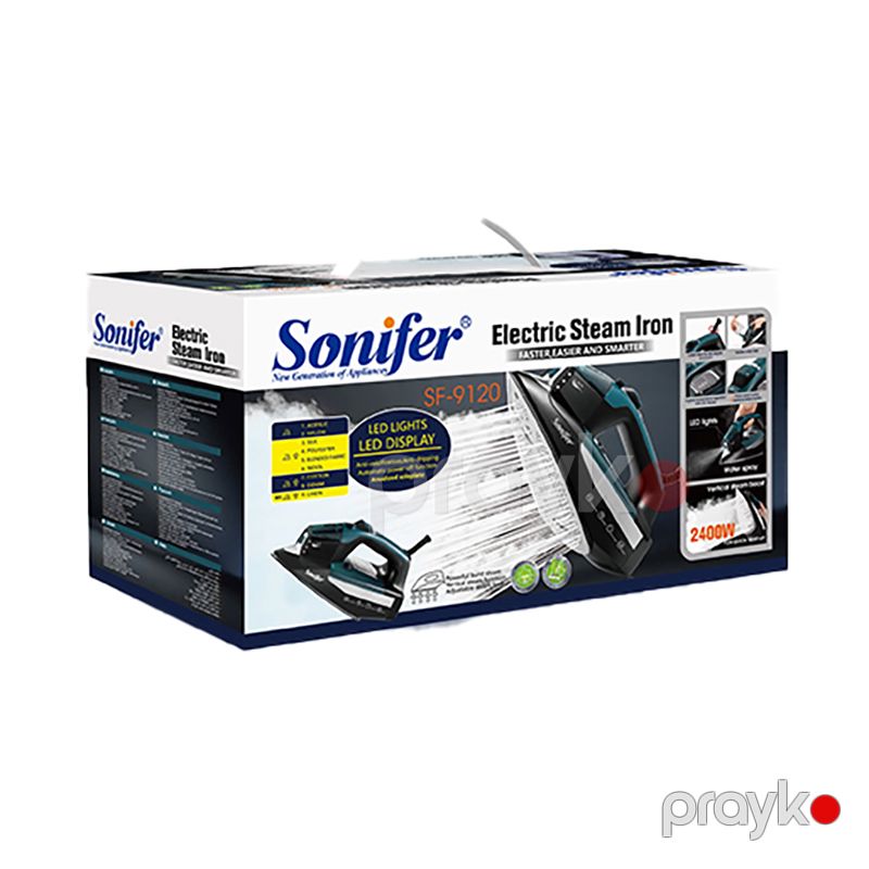 Sonifer SF-9120 Elektrikli Əl Ütüsü Portativ Mini Ütü Buxarlı Ütü 2400W — Ev texnikası, Bakı (6)