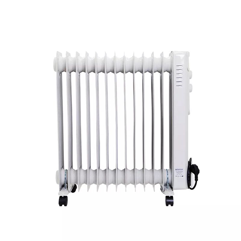Radiator Q-4230/13 2500W 13-lü Elektrikli Radiator Otaq Qızdırıcı Ağ Rəngli Döşəmə İsidici Ağ Radiatoru — Isıtıcılar və isı ventilatorları, Bakı (3)