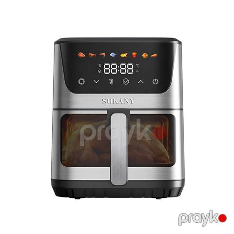 Sokany Görünən Hava Fritöz 2000v Elektrikli Fritöz Yağsız Ağıllı Hava Fritöz Qril 8.5 litrlik Air frey SK-10107 — Bakı