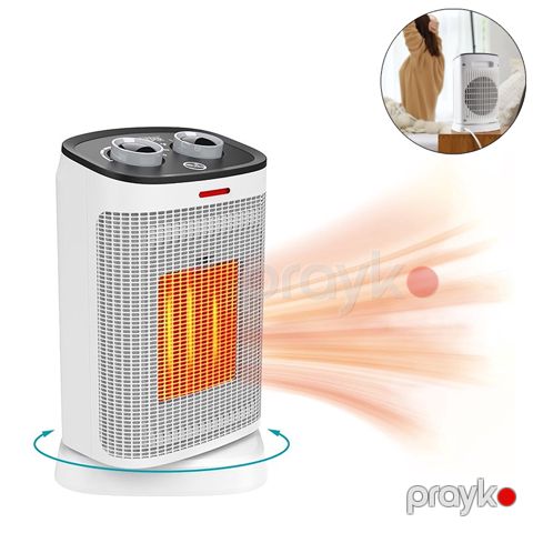 Winning Star St-4086 Portativ Hava Qızdırıcısı 1500w Ağ Rengli Mini Qızdırıcı Ev Ofis Üçün Döşəmə İsidicisi — Bakı