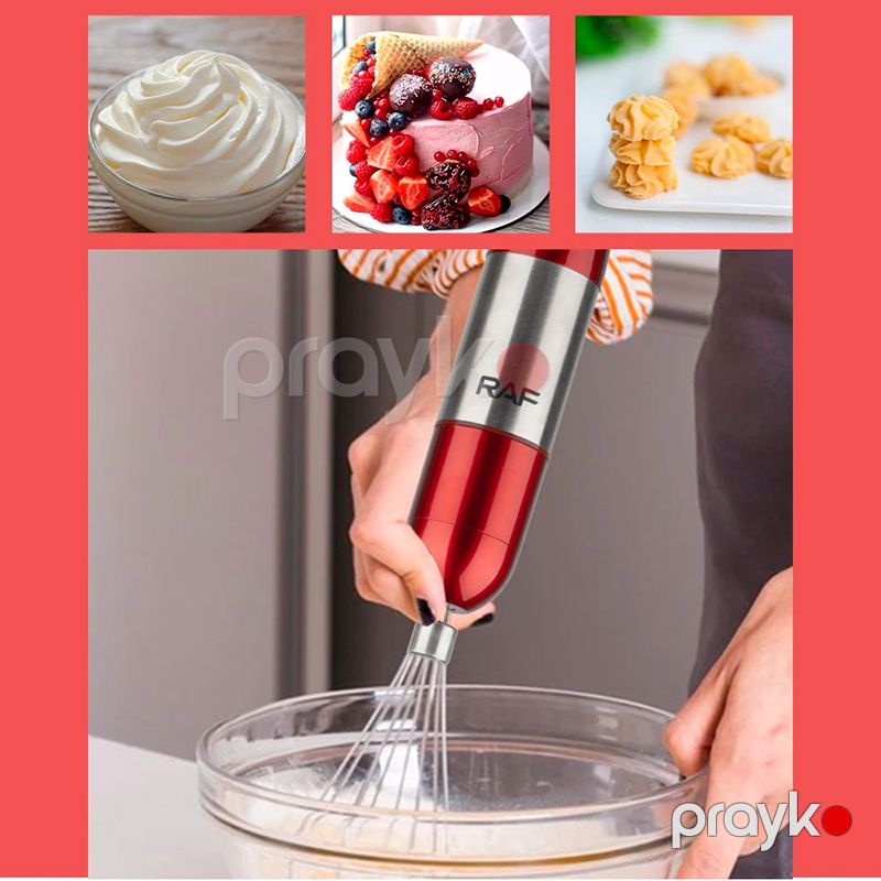 RAF R.296 Çoxfunksiyalı 4-ü 1-də Yumurta Çırpıcı Əl Blenderi Portativ Elektrikli Blender 1000W — Blenderlər, xırdalayanlar və mikserlər, Bakı (2)