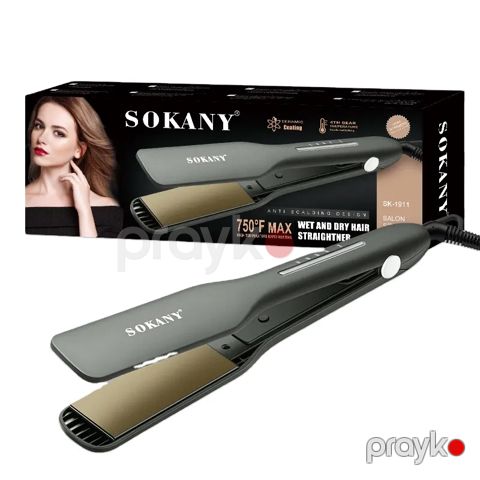 Sokany SK-1911 Saç Düzləşdirici Fen Saç Şəkilləndirici Fen Ütü Feni — Bakı