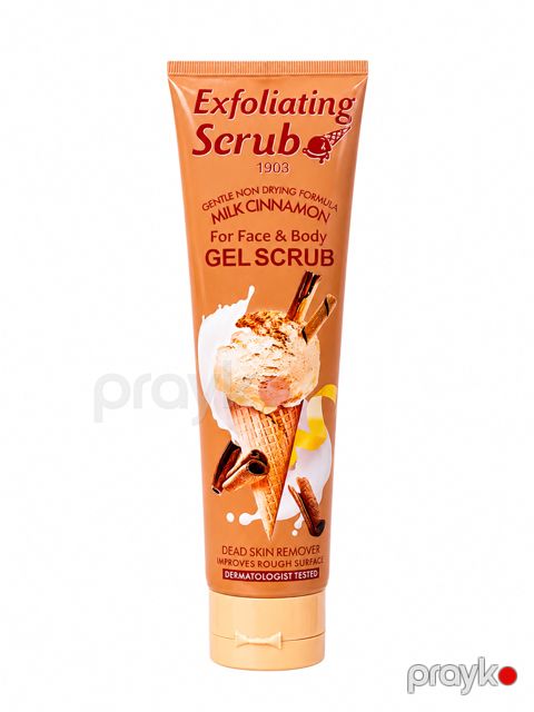 Üz və bədən üçün gel-skrab Exfoliating Scrub 1903 Milk Cinnamon 350 ml — Bakı