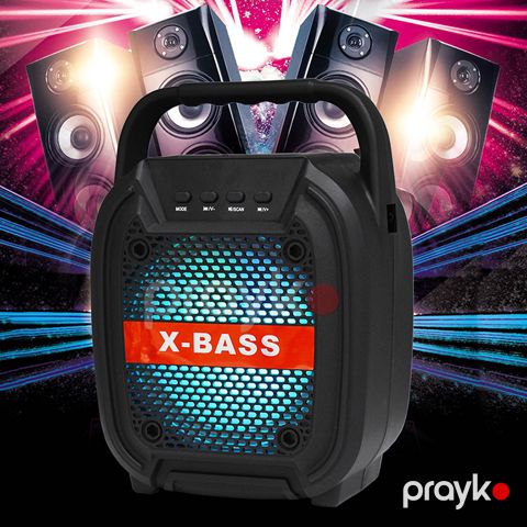 Outdoor Soundbox Stereo Bass Portativ Bluetooth Dinamik Simsiz Karaoke Mikrafonlu 1500mAh Batareya — Bakı