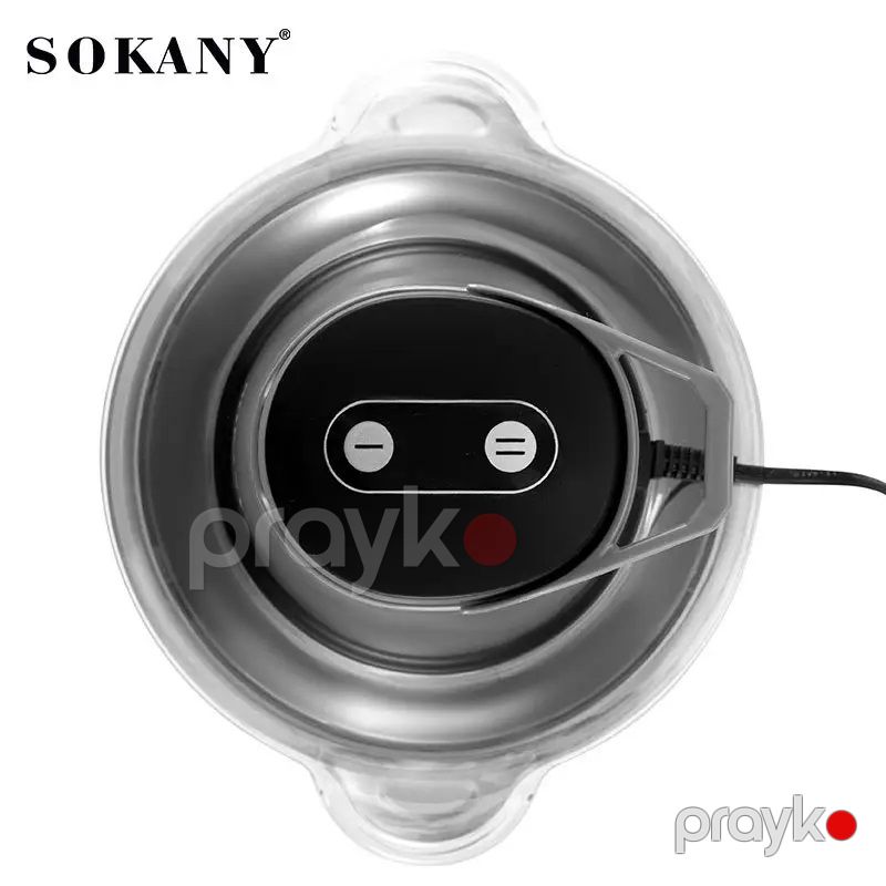 Sokany SK-7020 Mini Elektrik Ətçəkən Maşın 2L 400W Gücündə Paslanmaz Polad Mətbəx Doğrayıcısı — Blenderlər, xırdalayanlar və mikserlər, Bakı (6)