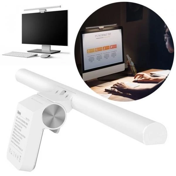 Baseus Screen Hanging Light DGIWK-01 monitor və stol üçün svetodiod lampa — Mallar, Bakı (5)