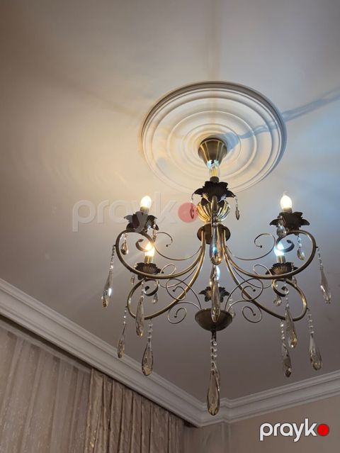 Çılçıraq, 6 lampa, Metal — Xırdalan