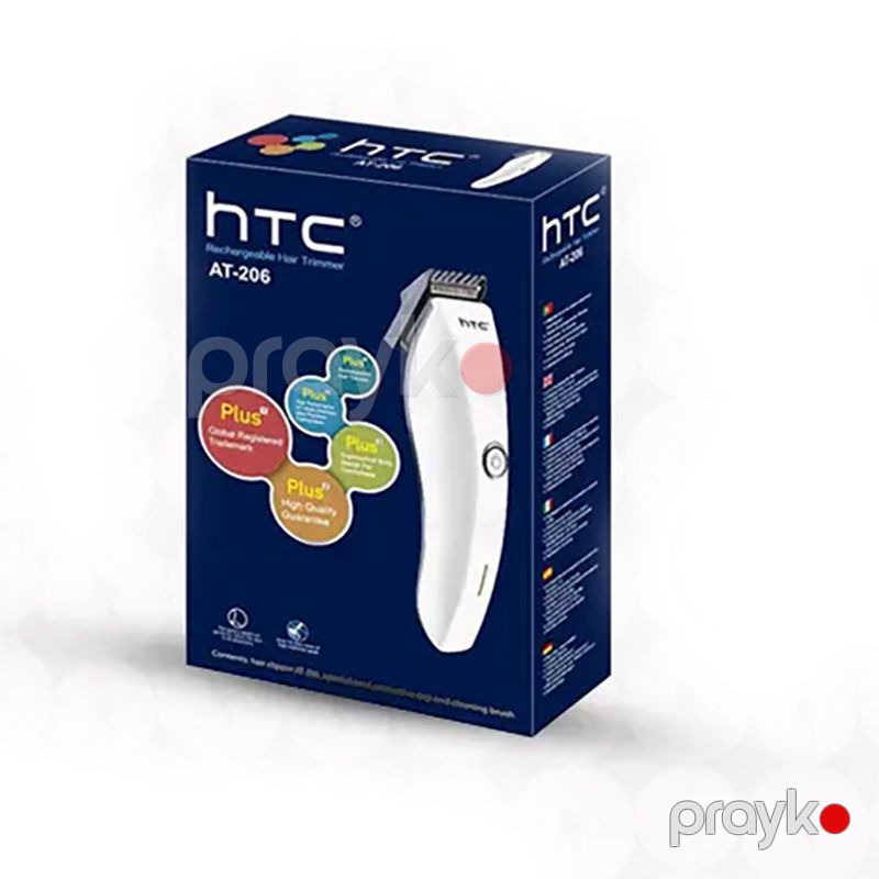 Kişilər Üçün HTC Akkumulyatorlu Saç Kəsicisi AT-206 Professional Saç və Saqqal Düzəldici Trimmer — Usturalar, trimmerler və epilyatorlar, Bakı (6)