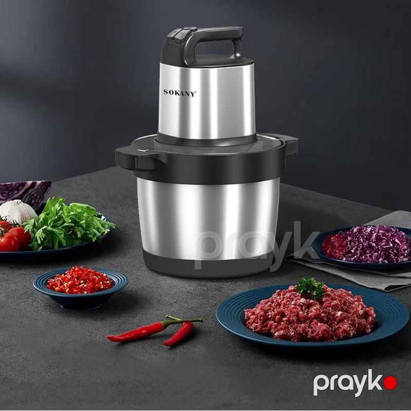 Sokany SK-7033 Çoxfunksiyalı Elektrikli Doğrayıcı Tərəvəz Ət Doğrayıcı İki Sürətli Doğrayıcı 1500W — Blenderlər, xırdalayanlar və mikserlər, Bakı (2)