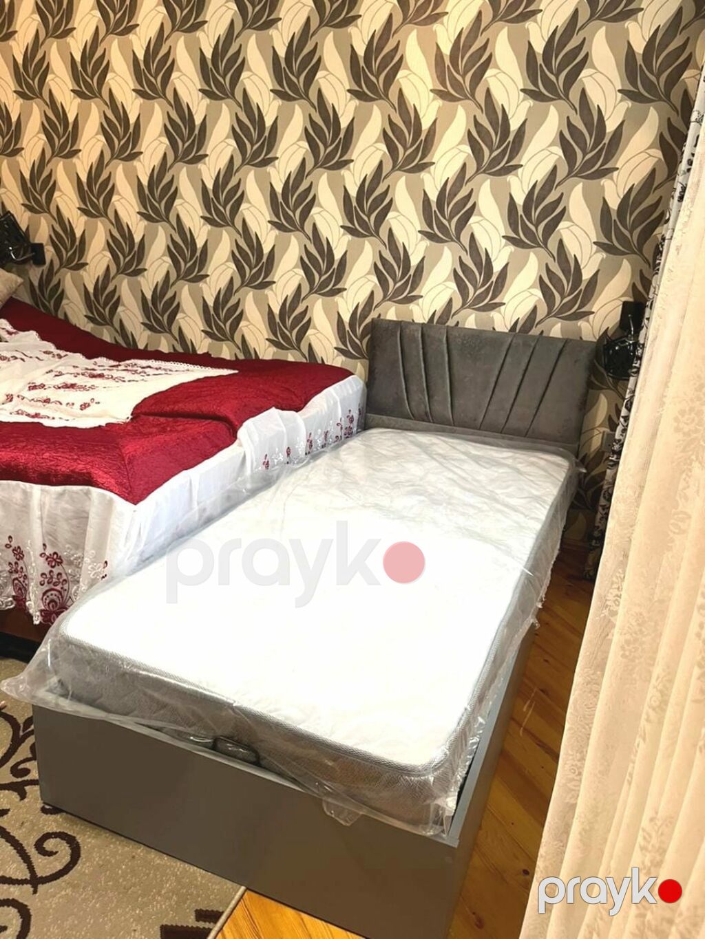 Yeni, Təknəfərlik çarpayı, Bazalı, Matras ilə — Yataqlar, Bakı (3)