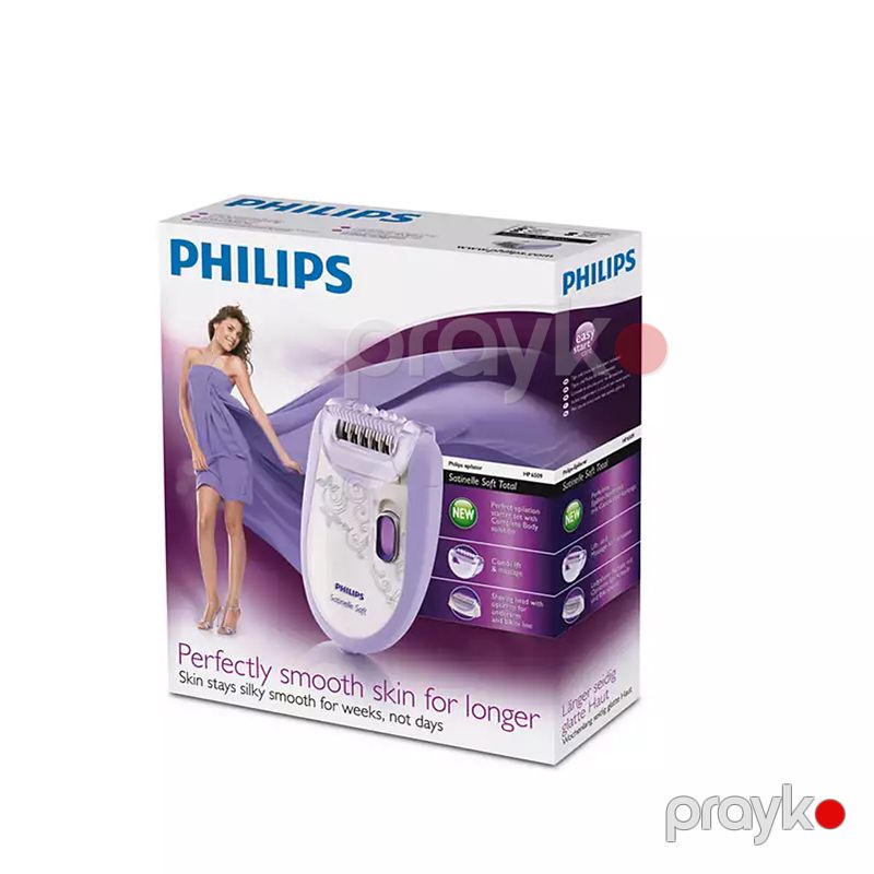 Philips HP6509/01 Çoxfunksiyalı Epilyator Qadınlar Üçün Bədən Epilyasiya Cihazı 2 Sürətli Epilyator — Usturalar, trimmerler və epilyatorlar, Bakı (6)