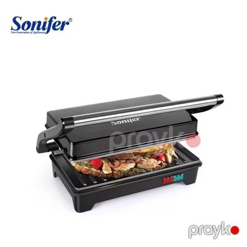 Sonifer SF-6098 Yüksək Keyfiyyətli Toster Çoxfunksiyalı Qril Sendvic Maşını 750W — Bakı
