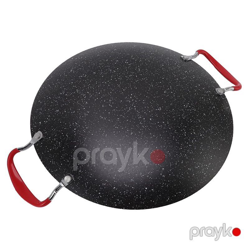 Sac Qril Tavası Yapışmayan Parlaq Dəyirmi Barbekü Gill sac tava Plitəsi Qaz Seramik Sobası, Düşərgə üçün Praktik 37sm — Qablar və mətbəx əşyaları, Bakı (6)