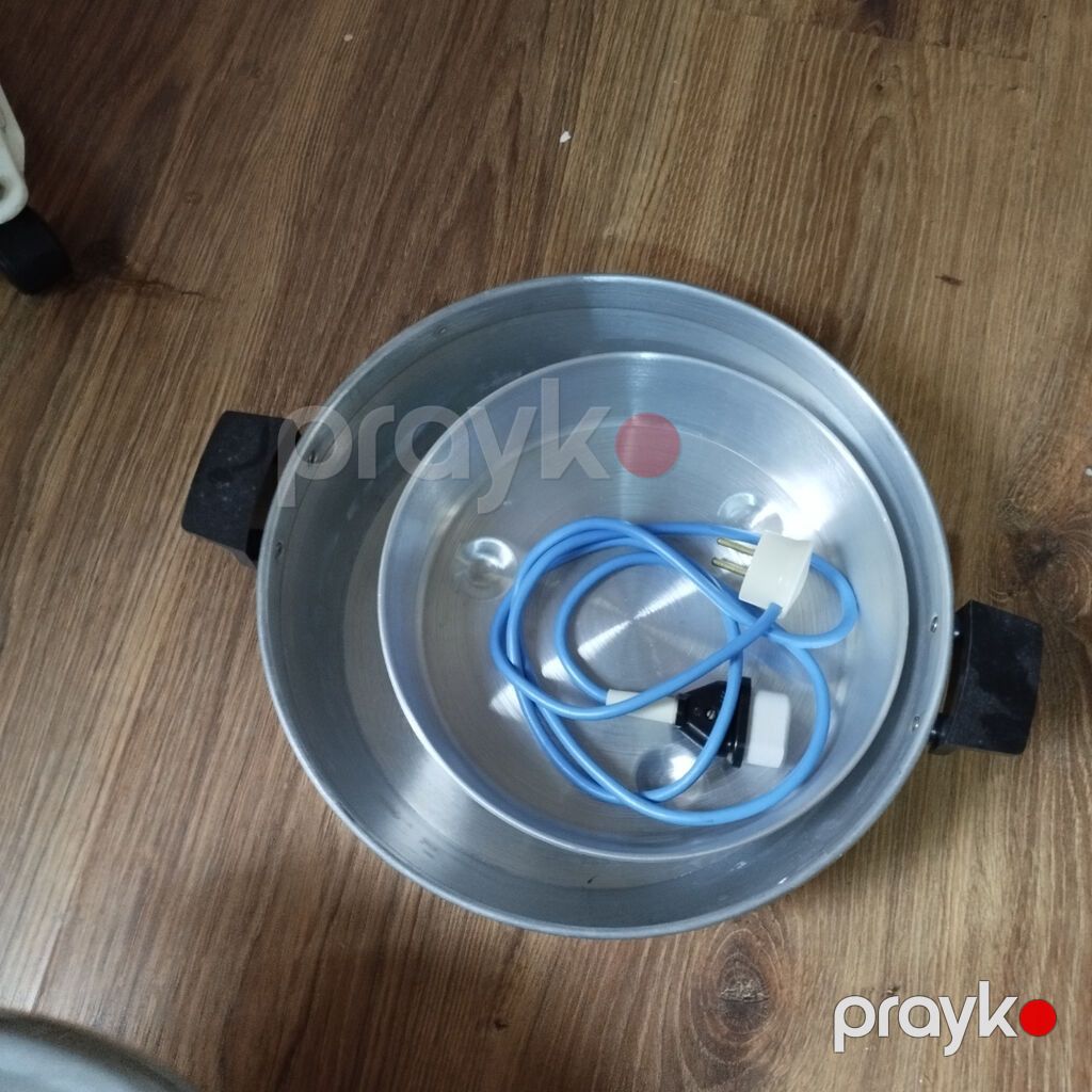 Qazan, rəng - Gümüşü, Alüminium, 5-dən çox l, 34 sm — Bişirmə qabları, Bakı (5)