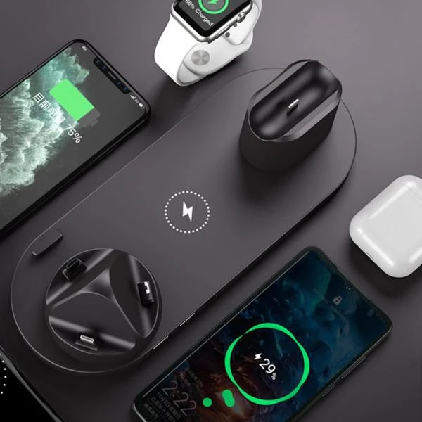 iPhone, Android və digər cihazlar üçün simsiz qida cihazı "altısı birində" 15W — Mallar, Bakı (2)