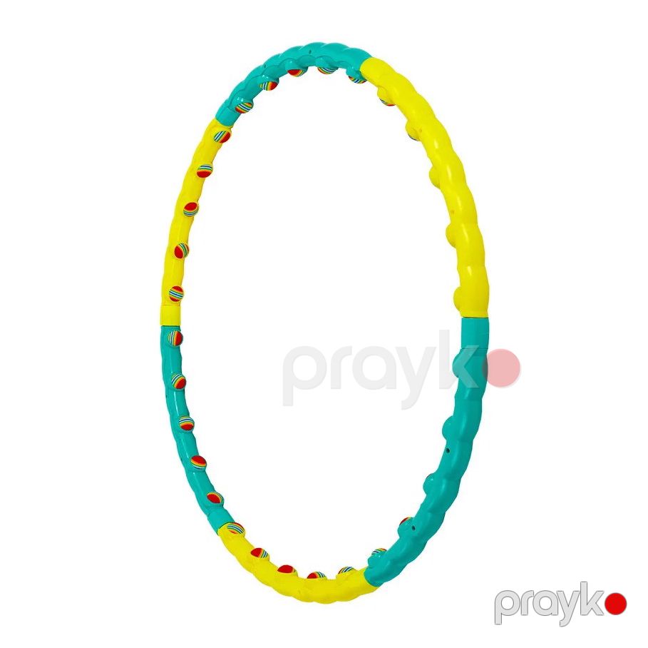 Gimnastika Masaj Halqası 6 hissəli kilo itkisi üçün Hula Hoop (Obruc) 100sm — İdman, hobi, istirahət, Bakı (4)
