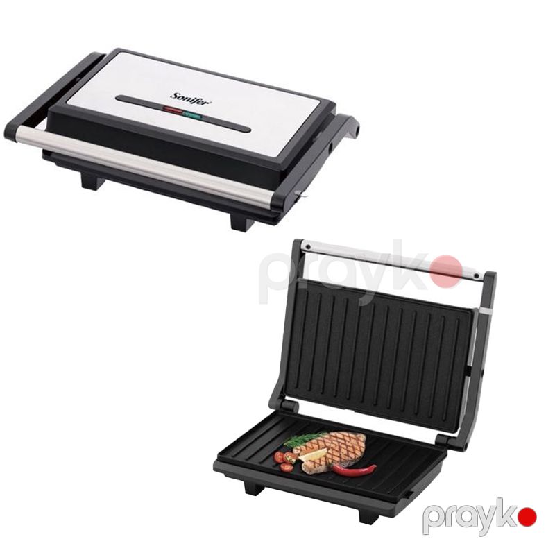 Sonifer SF-6159 Yüksək Keyfiyyətli Toster Çoxfunksiyalı Qril Sendvic Maşını 1200W — Toster və vaflyasıcı, Bakı (3)