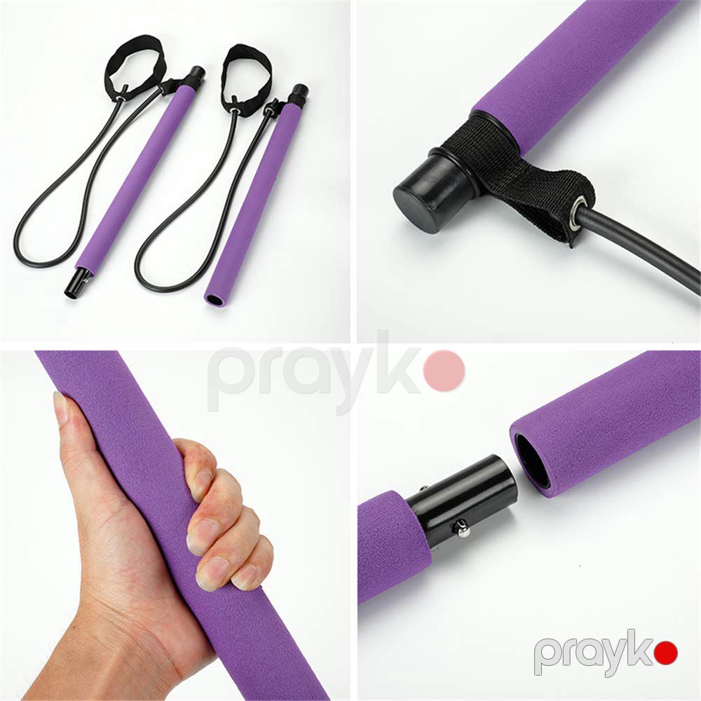Müqavimət Bantlı Pilates Çubuğu Portable Pilates Studio — Fitness və yoqa, Bakı (3)