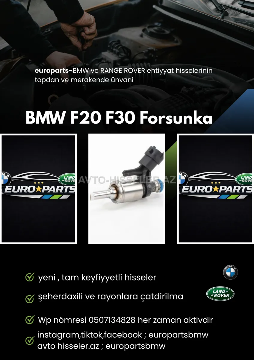 BMW F20 F30 Forsunka — Bakı