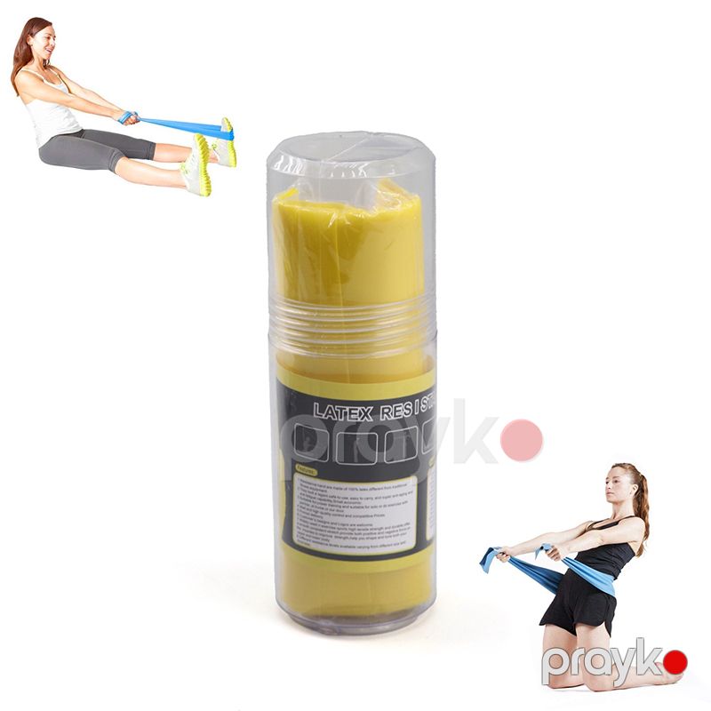 Pilates Yoga Müqavimət Bandı Davamlı Fitness Elastik Bands Müxtəlif Məşq Qrupları Üçün Elastik Band — Fitness və yoqa, Bakı (6)