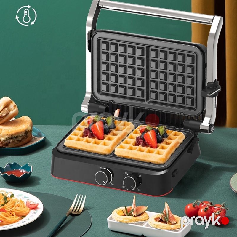 Sokany SK-08145 - 2-si 1-də Qril Bişirici, Vafli Bişirici, 1500W Güc, Güclü Toster — Toster və vaflyasıcı, Bakı (4)