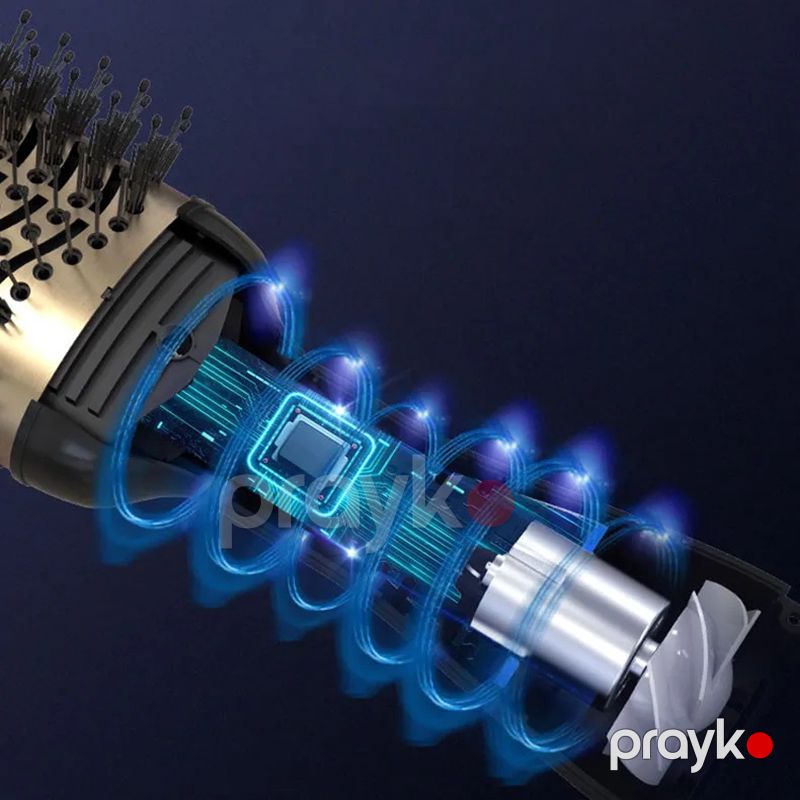 Sokany 2-si 1 Arada Hava Fırçası 1200W Gücə Məxsus Elektrikli Saç Düzləşdirici 2 Səviyyəli Temperatur — Fən, Bakı (7)