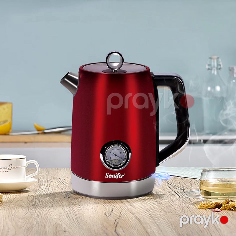 Sonıfer SF-2086 Çoxfunksiyalı Elektrikli Çaydan Paslanmaz Polad Elektrikli Çaydan Kettle 2200 W — Elektrik çaydanları və termoslar, Bakı (7)