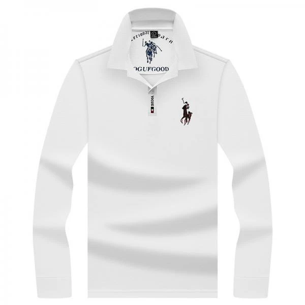 Polo pambıq trikotaj uzunqol kişi köynəyi — Men's clothing