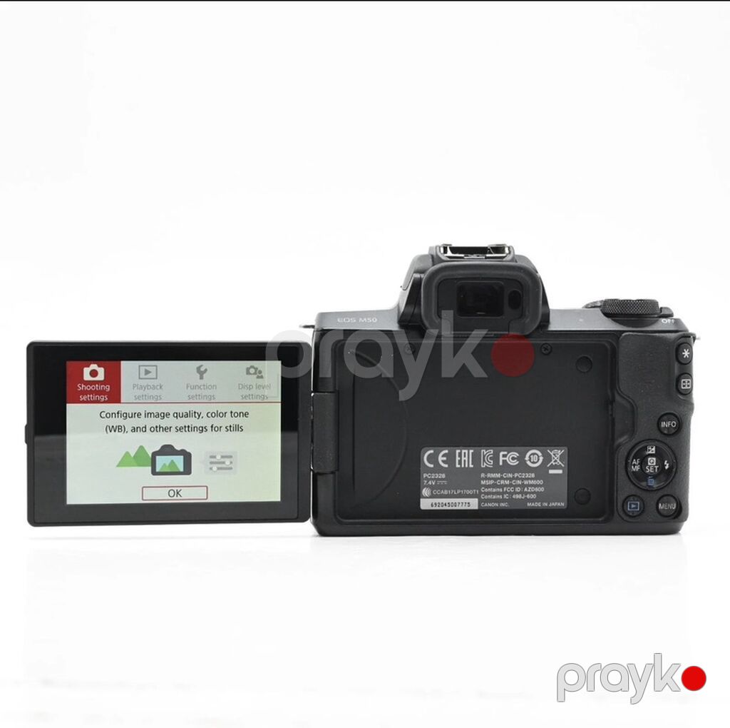 Canon EOS M50 gövdə (EF-M montaj) Sensor: 24.1 MP Aps-c Cmos — Fotoaparat, Xırdalan (8)