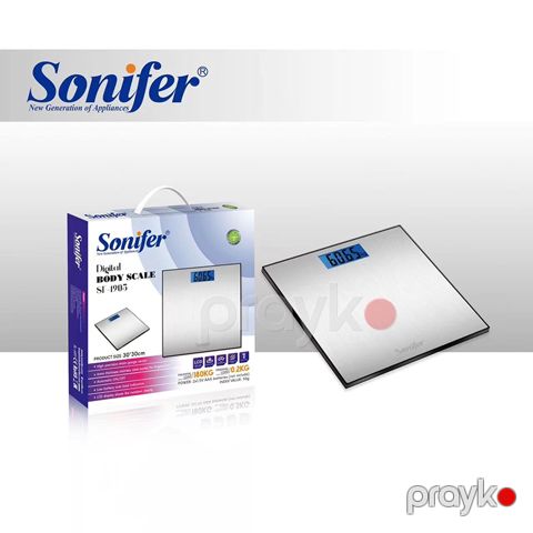 Sonifer SF-1905 OEM Paslanmayan Polad 180 kq Elektron Rəqəmsal Tərəzi Metal Döşəmə tərəzi Sonifer SF-1905 — Bakı