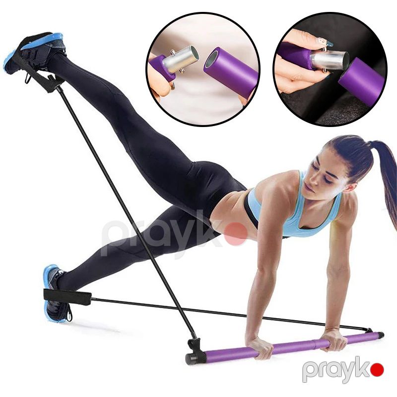 Müqavimət Bantlı Pilates Çubuğu Portable Pilates Studio — Fitness və yoqa, Bakı (4)