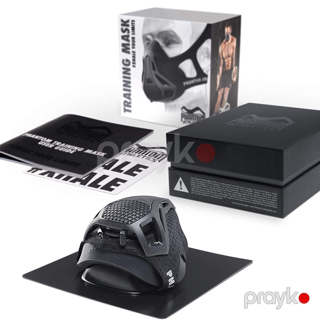 Phantom Məşq Maskası Nəfas Almanı Yaxşılaşdırır 4 Müqavimət Səviyyəsi — Fitness və simulyatorlar, Bakı (5)
