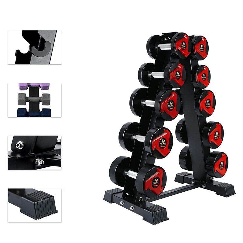 5 Pilləli Dumbbells Qantel Saxlama Stendi Polad Qantel Rəfi 5 Qatlı Ağır Yüke Davamlı Qantel Ağırlıq Saxlama Aləti 235kq — Fitness və simulyatorlar, Bakı (3)