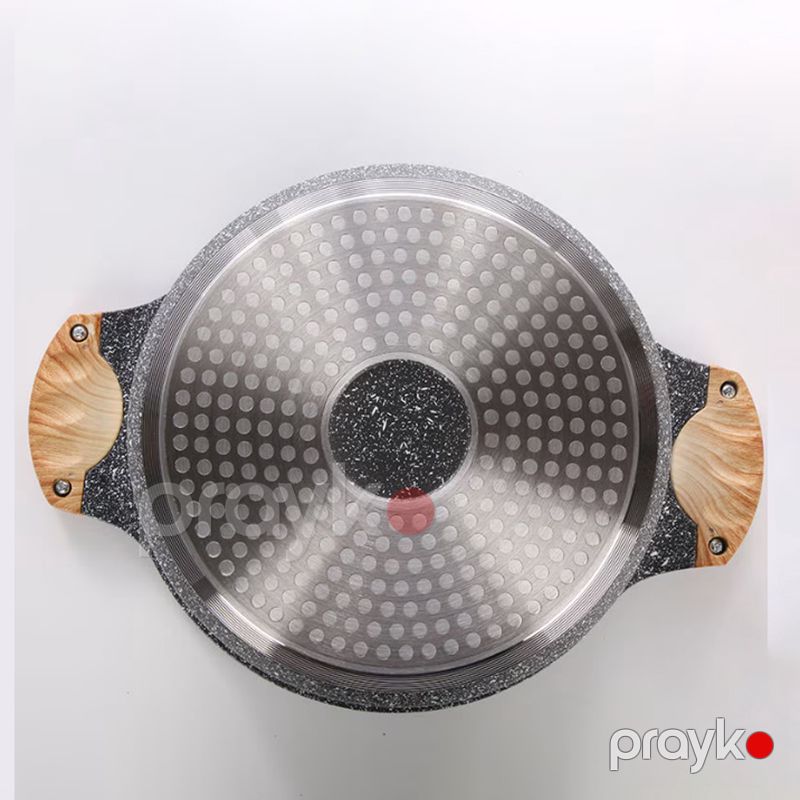 Honhey HH-CERTG24 Qazan 24 Sm Diametr Aluminium Qazan Tutum 4.2 L — Qablar və mətbəx əşyaları, Bakı (3)