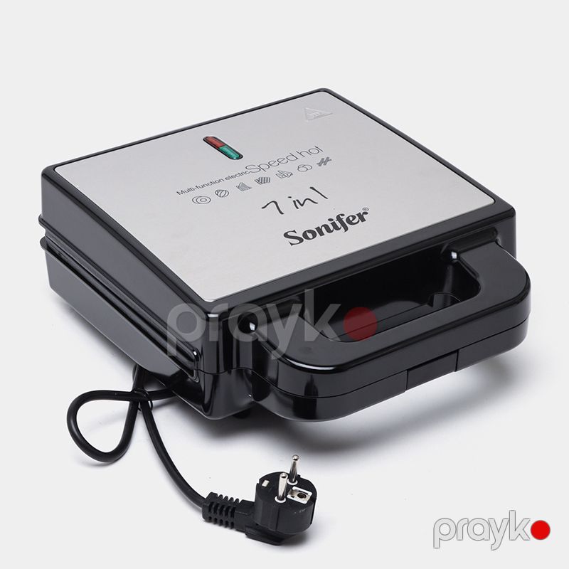 Sonıfer SF-6144 Çoxfunksiyalı Elektrikli Qril Toster Sandviç Biftek İzgaralar Hazırlayıcı Toster 1400W — Toster və vaflyasıcı, Bakı (3)