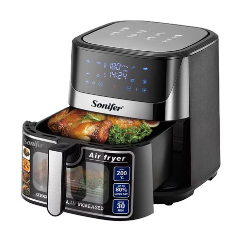 Sonifer SF-1034 RAF Çoxfunksiyalı Sensorlu Ekranlı Elektrikli Qızardıcı Airfryer 1700W Gücündə Böyük Tutumlu 8L — Mətbəx texnikası
