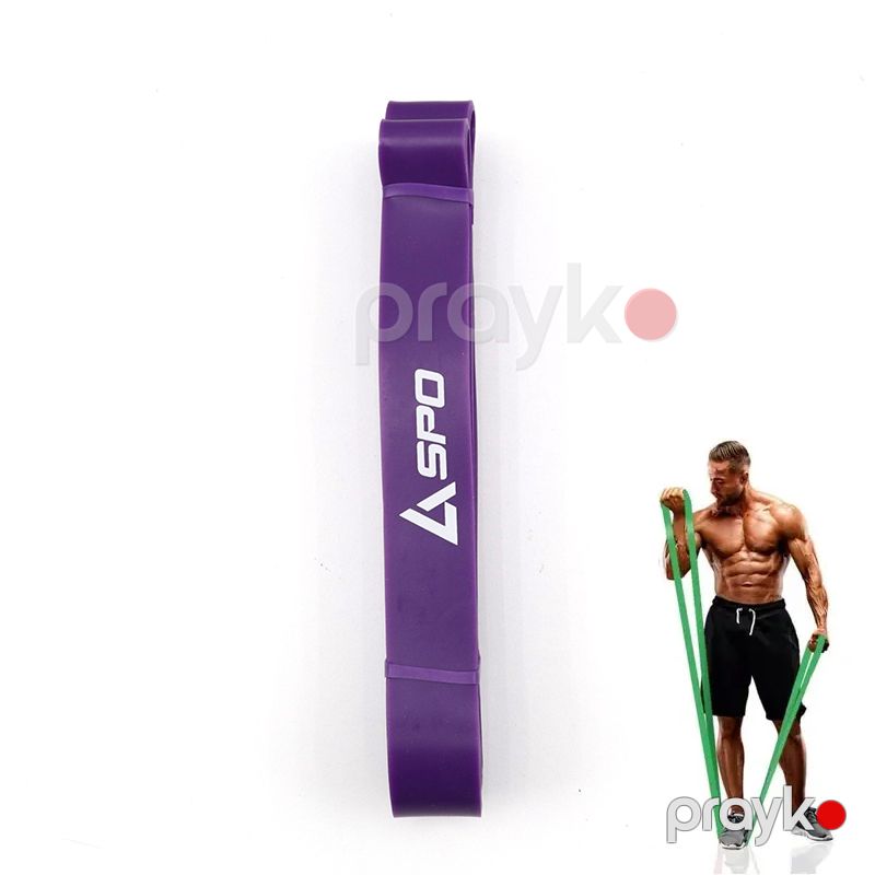 Aspo Elastik Bant 16 - 39 Kq Çəkili Dairəvi Jqut Bənövşəyi Orta Ölçülü Ağırlığa Davamlı Fitness Jqutu — İdman, hobi, istirahət, Bakı (6)