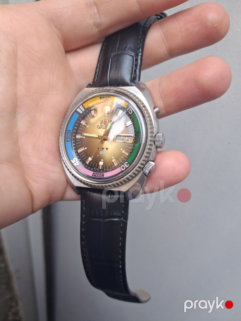 Orient “SK” 21 Jewels avtomatik kişi saati 1980 il — Qol saatları, Bakı (3)