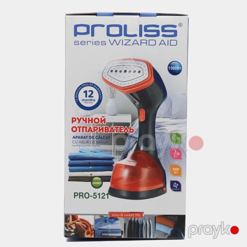 Proliss PRO-5121 Elektrikli Portativ Buxarlı Ütü Əl Ütüsü Şaquli Buxarlı Ütü 1500W — Ev texnikası, Bakı (6)