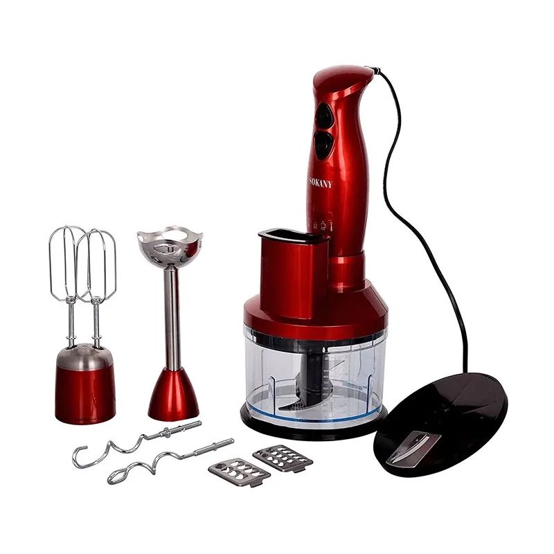 Sokany sk-5011-7 7-si 1-də elektrikli Əl blenderi 700w qida dəyirmanı yumurta çarpıçı blender dəsti — Ev texnikası, Bakı (3)