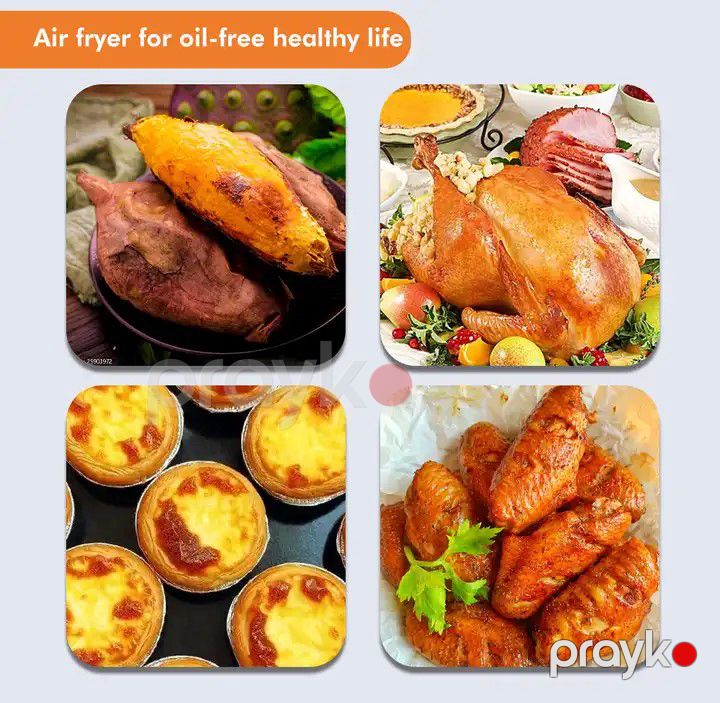 Çoxfunksiyalı 1700W Böyük Tutumlu 8L Peşəkar Hava Fritöz — Digər mətbəx texnikası, Bakı (7)