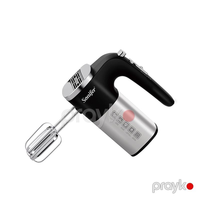 Sonifer SF-7078 Çoxfunksiyalı 5 Sürətli Əl Mikseri Yumurta Çırpıcı Xəmir Qarışdıran 500W Gücündə Paslanmaz Polad Başlıqlı Mikser — Blenderlər, xırdalayanlar və mikserlər, Bakı (2)