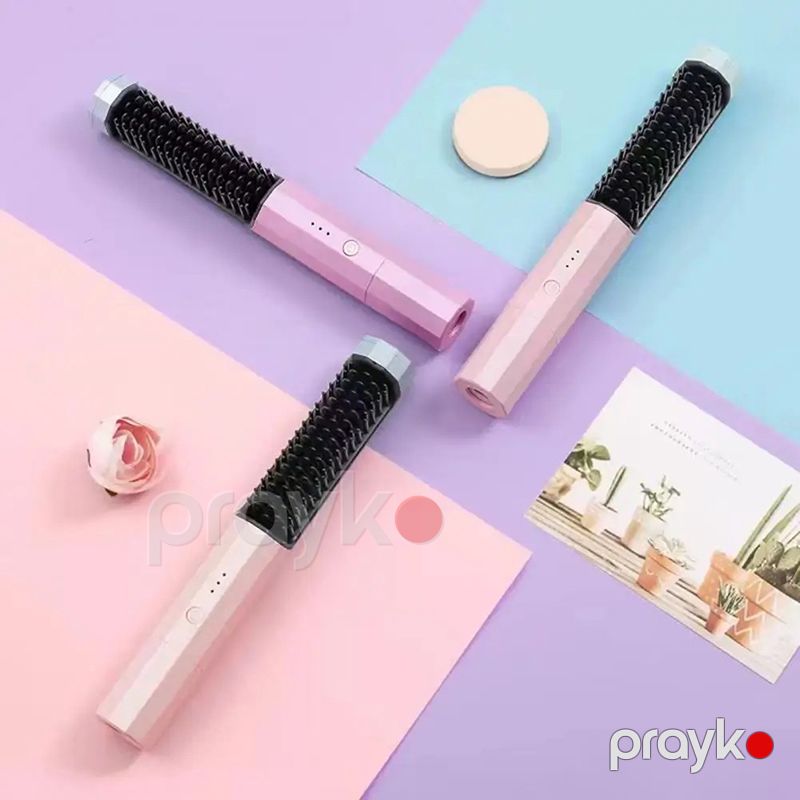 İki İstifadəli Babyverse Saç Düzləşdirici Sürətli Isinmə Funksiyasına Sahib Çoxfunksiyalı Saç Feni ABS Styling Daşınması Asan Fırça Daraq — Fən, Bakı (6)