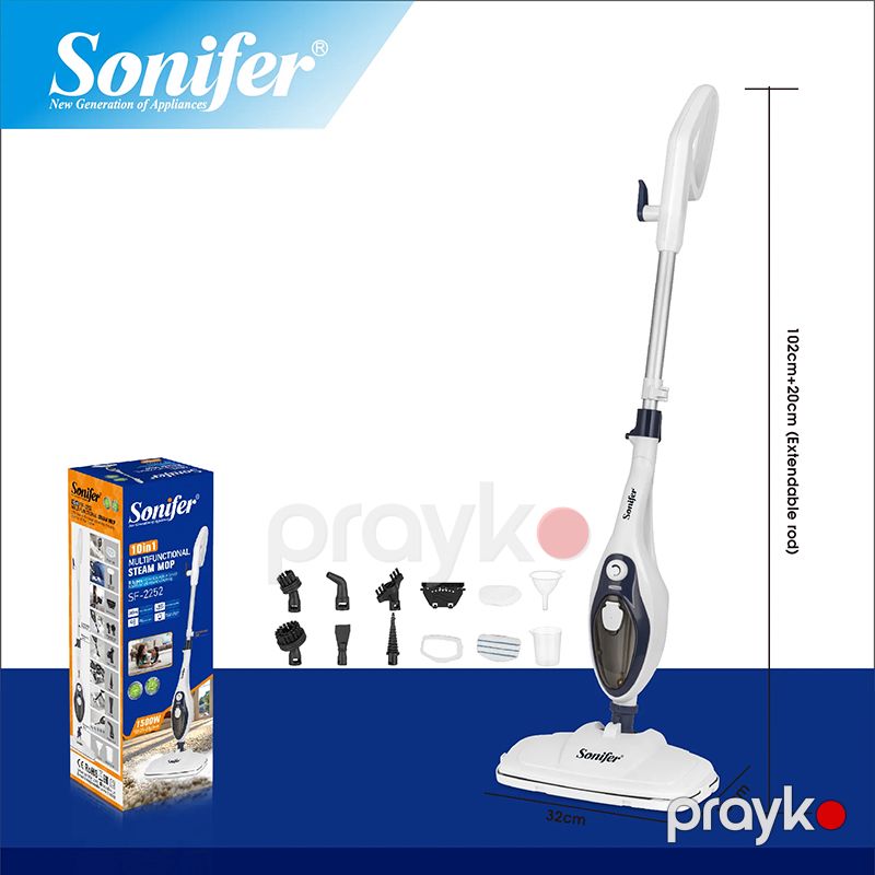 Sonifer SF-2252 Çoxfunksiyalı Elektrikli Xalça Döşəmə Buxar Təmizləyicisi Tozsoran — Tozsoran, Bakı (3)