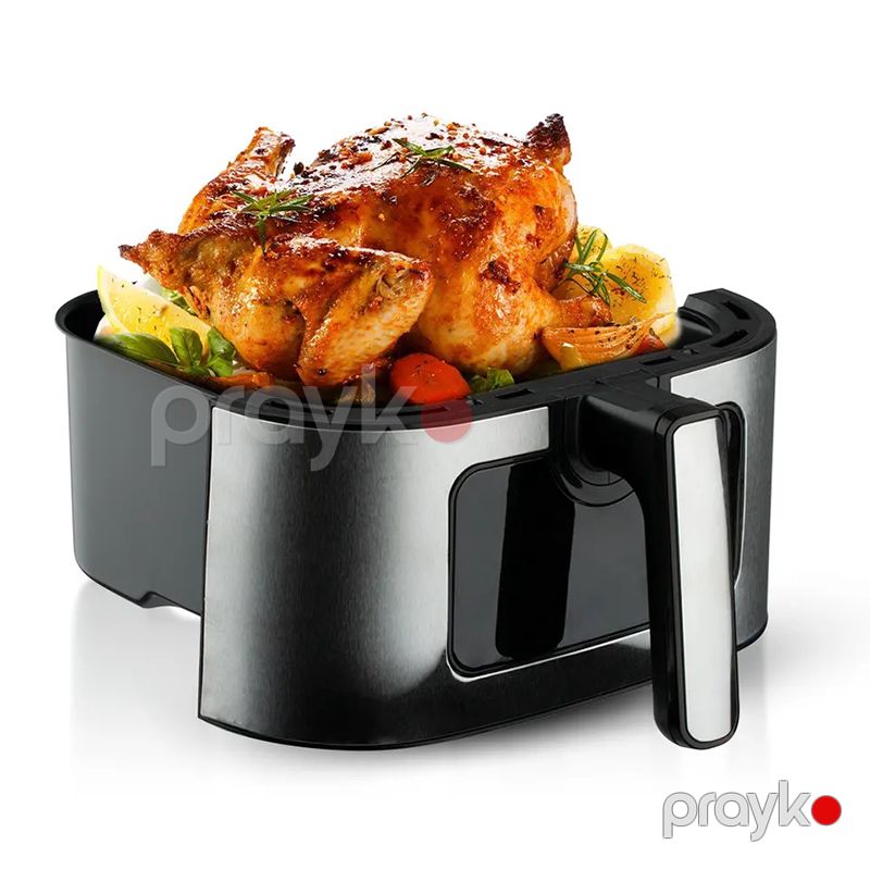 RAF R.5329 6.8L Tutuma Malik Gümüş Air Fryer 1600W Müasir Dizayna Sahib Çoxfunksiyalı Hava Fritözü 4.2Kq — Digər mətbəx texnikası, Bakı (3)