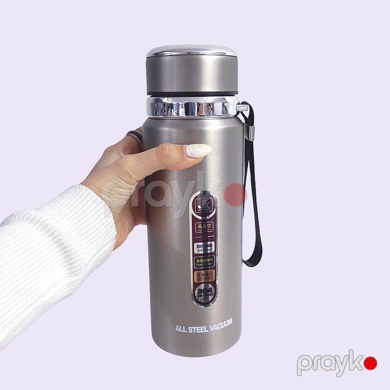 Böyük Tutumlu Termos 750ml Paslanmayan Polad Vakuum Bağlamalı Termos Qəhvə Çay Su Termosu — Termos və termoş, Bakı (8)