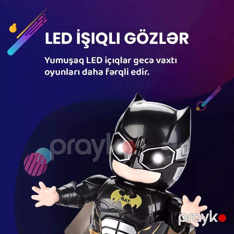 Rəqs edən robot Dance Hero Batman (işıq, musiqi, səs), İnteraktiv oyuncaq — Oyuncaqlar, Bakı (4)