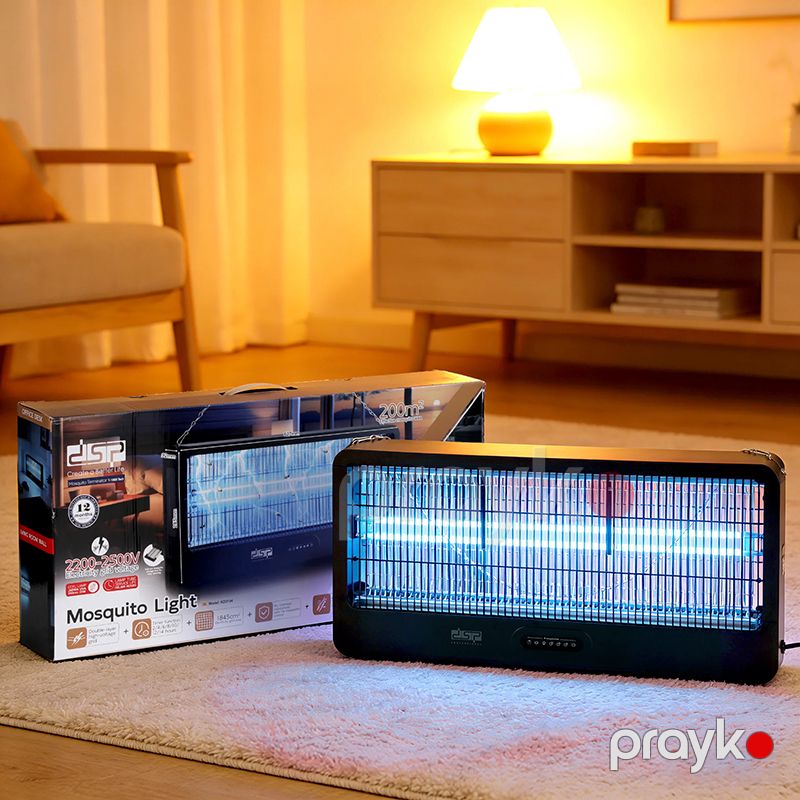 DSP KD3104 ağcaqanad və həşərat məhvedicisi, 20 vatt gücündə - 200 m² əhatə dairəsi - UV 365nm, pult və taymer ilə ağcaqanad öldürücü — Mallar, Bakı (6)