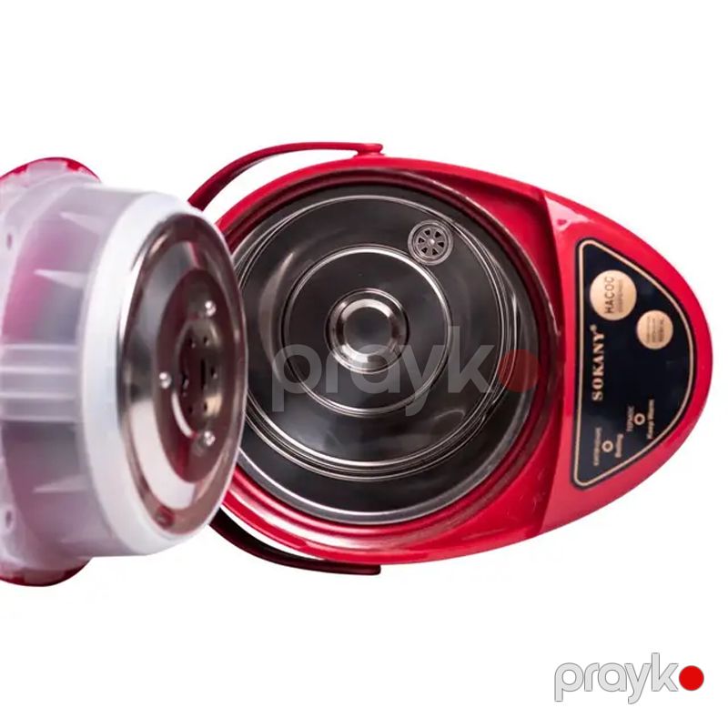 Sokany SK-09053 - Termopot, Paslanmayan Polad, Sürətli Qaynatma, 6.8 litr Tutum, 1600W Güc — Samovarlar, Bakı (4)