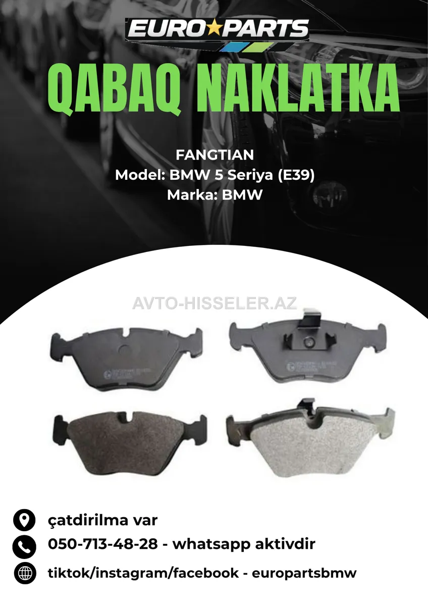 BMW 5 Seriya E39 Qabaq Naklatka Fangtıan — Bakı